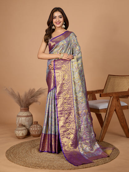 TANUSHREE ETHNIC WEAR TRADITIONAL SILK BANARSI SAREE
