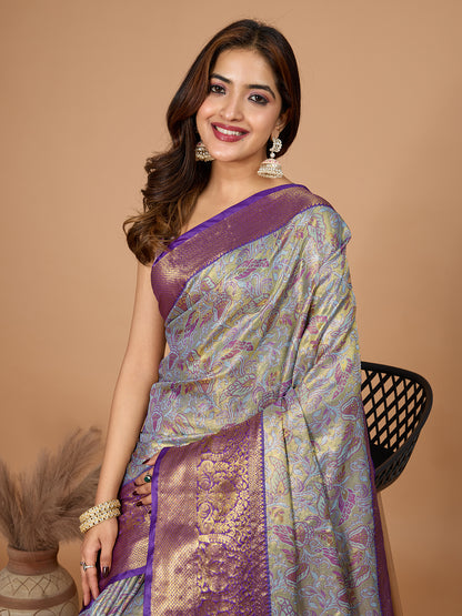 TANUSHREE ETHNIC WEAR TRADITIONAL SILK BANARSI SAREE