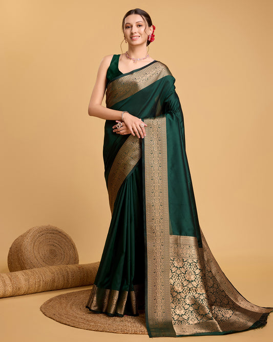 KRIYANSH WOVEN DESIGN ZARI BANARSI SAREE