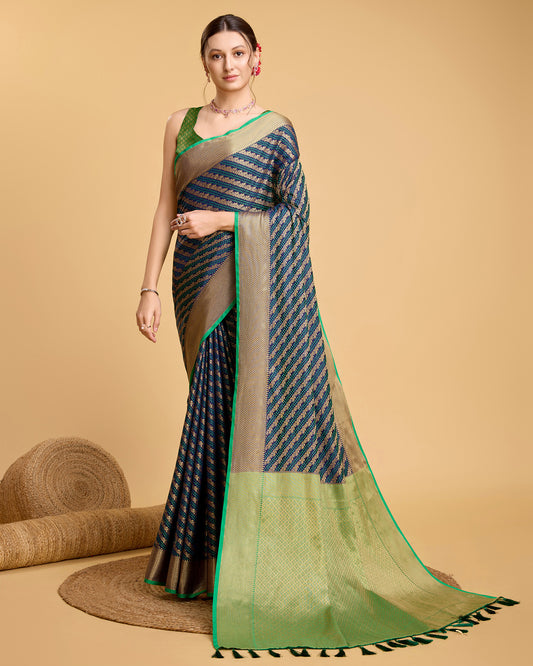 LERI BANARASI PURE PATOLA SILK SAREE RICH PALLU