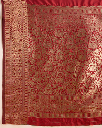 KRIYANSH WOVEN DESIGN ZARI BANARSI SAREE