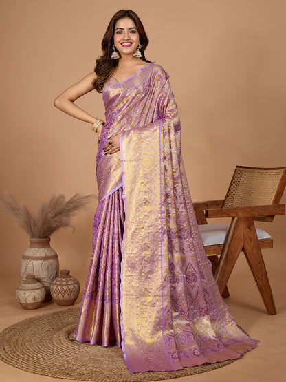 TANUSHREE ETHNIC WEAR TRADITIONAL SILK BANARSI SAREE