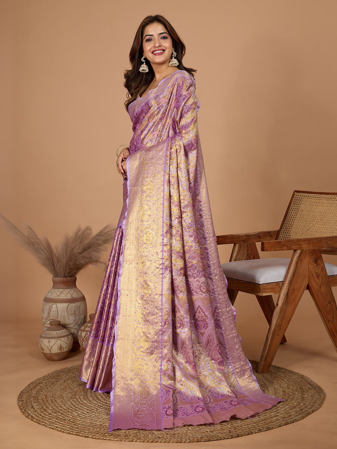 TANUSHREE ETHNIC WEAR TRADITIONAL SILK BANARSI SAREE