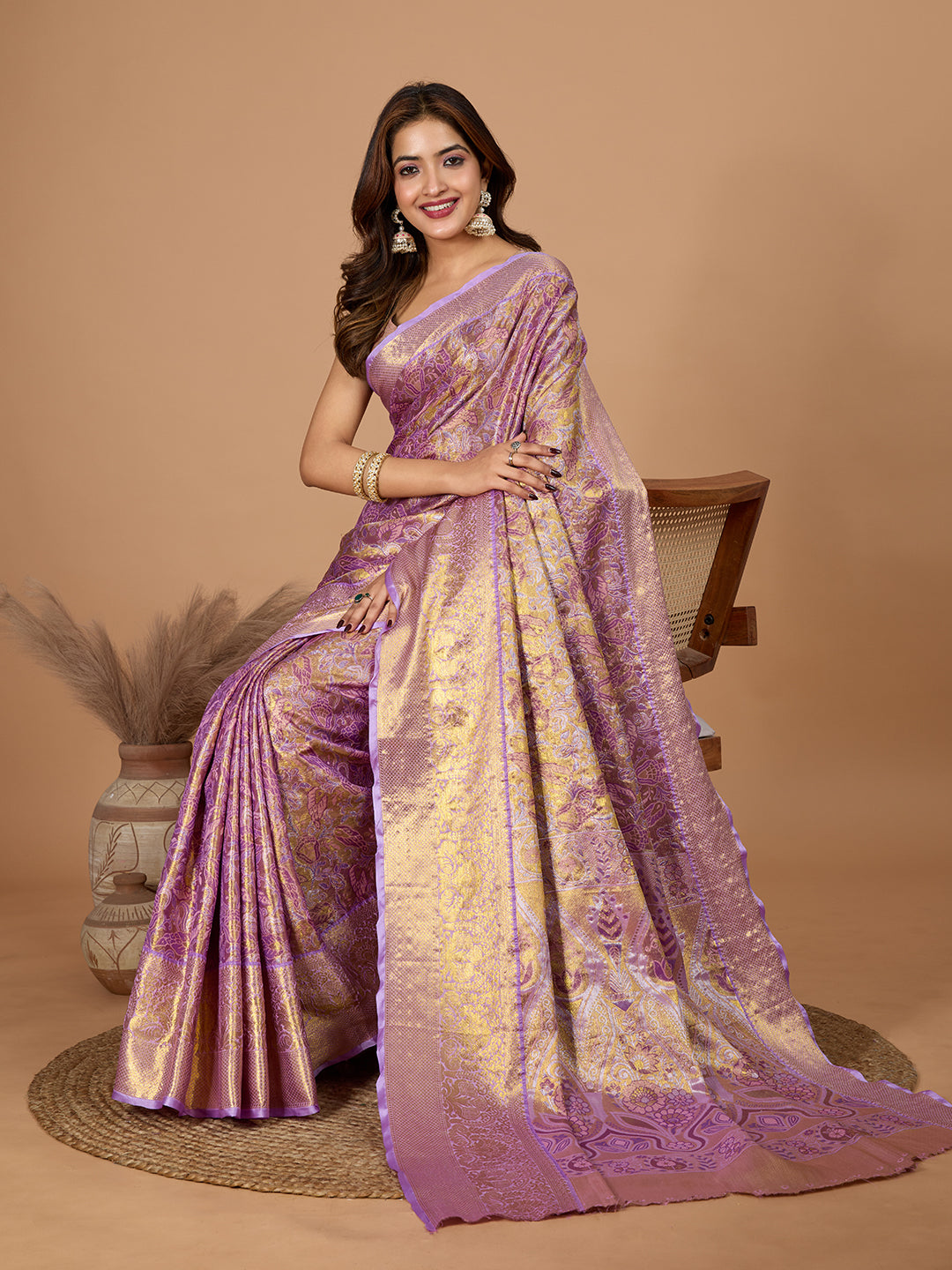 TANUSHREE ETHNIC WEAR TRADITIONAL SILK BANARSI SAREE