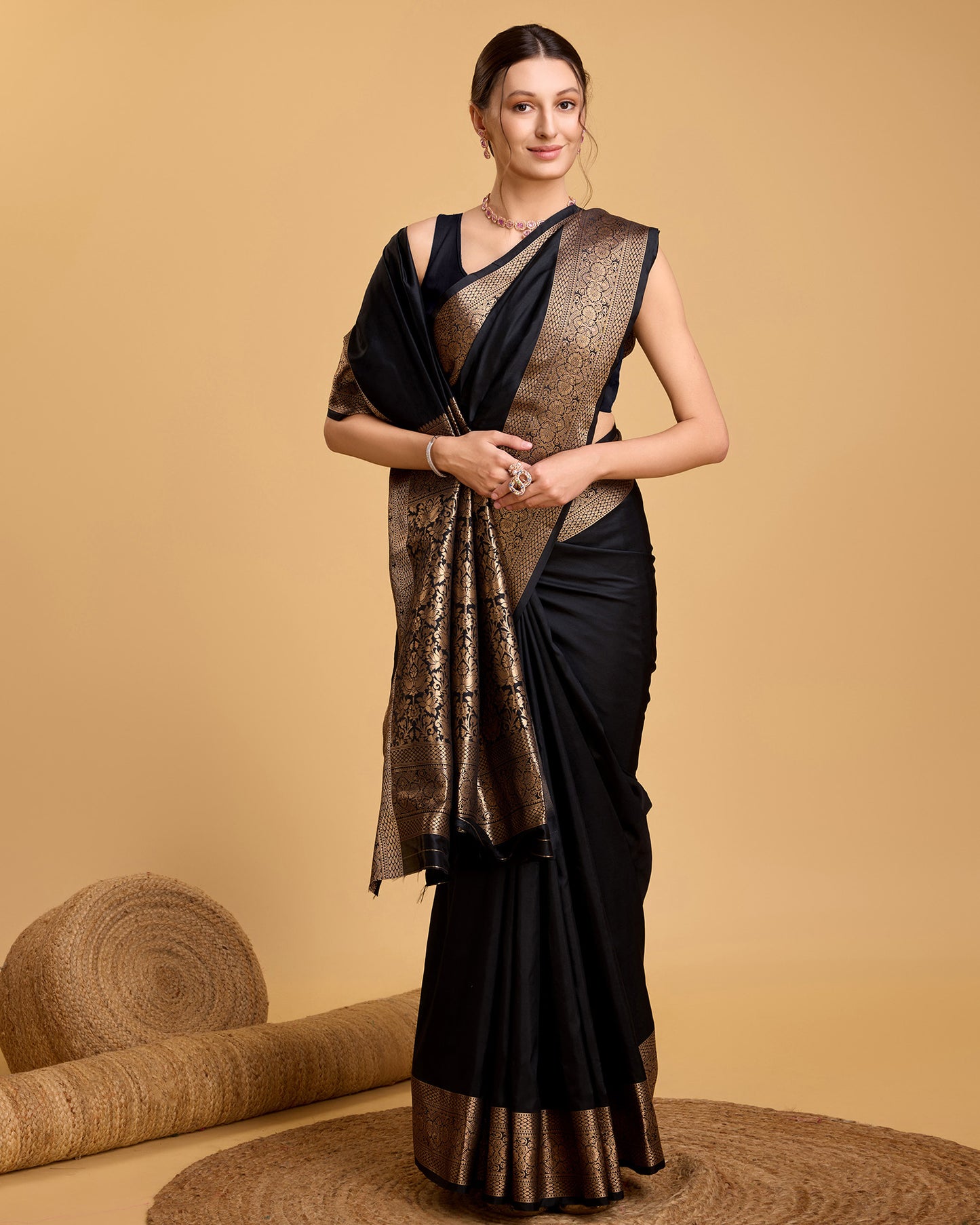 KRIYANSH WOVEN DESIGN ZARI BANARSI SAREE