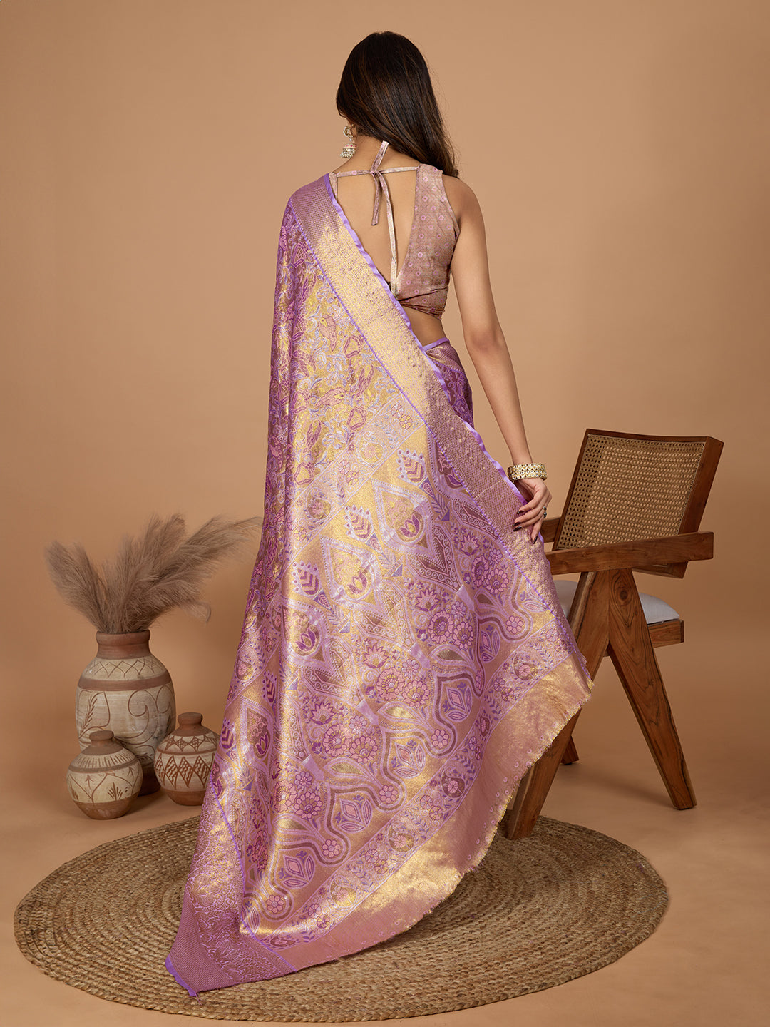 TANUSHREE ETHNIC WEAR TRADITIONAL SILK BANARSI SAREE