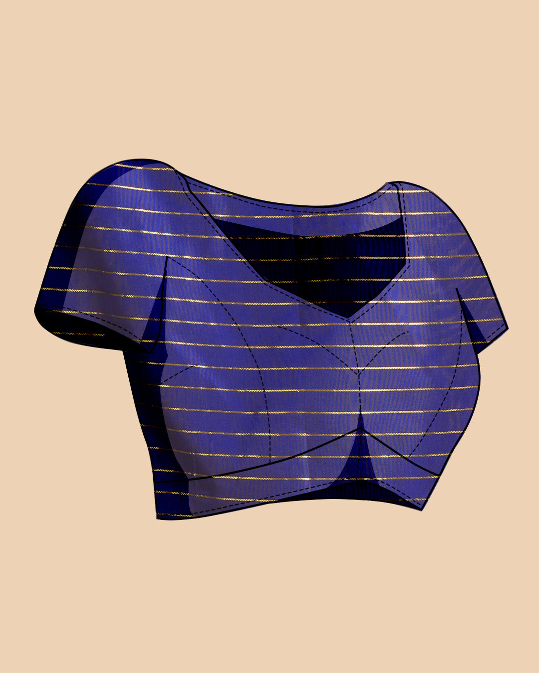 SARVADA WOVEN, CHECKERED KANJIVARAM PURE SILK SAREE