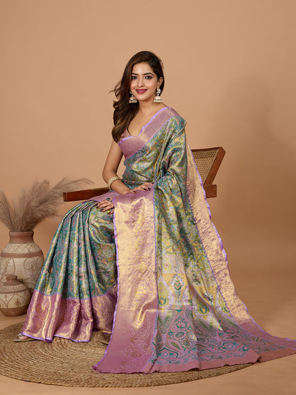 TANUSHREE ETHNIC WEAR TRADITIONAL SILK BANARSI SAREE