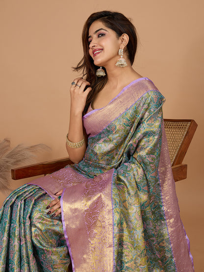 TANUSHREE ETHNIC WEAR TRADITIONAL SILK BANARSI SAREE