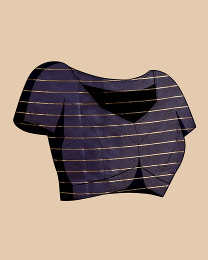 SARVADA WOVEN, CHECKERED KANJIVARAM PURE SILK SAREE