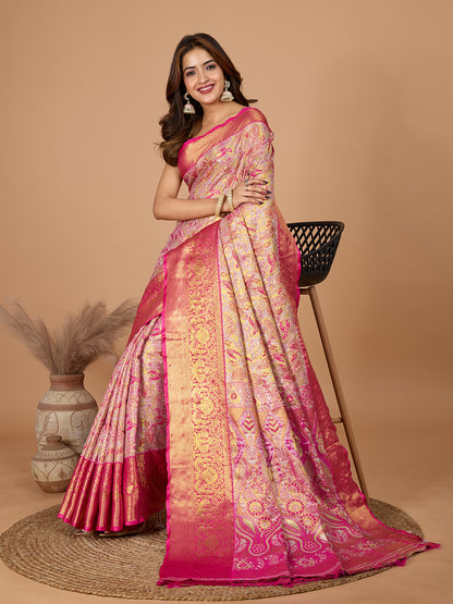 TANUSHREE ETHNIC WEAR TRADITIONAL SILK BANARSI SAREE