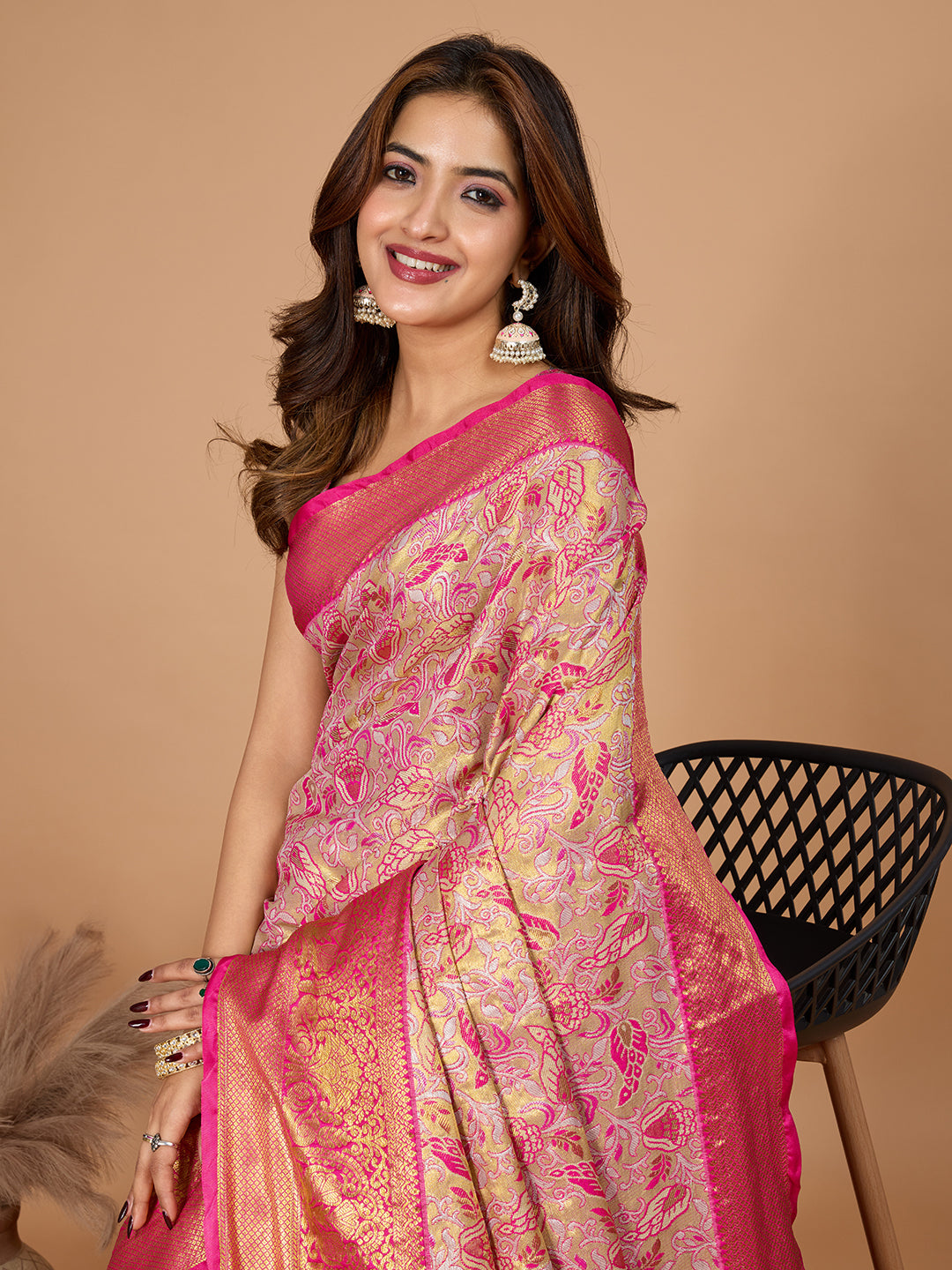 TANUSHREE ETHNIC WEAR TRADITIONAL SILK BANARSI SAREE