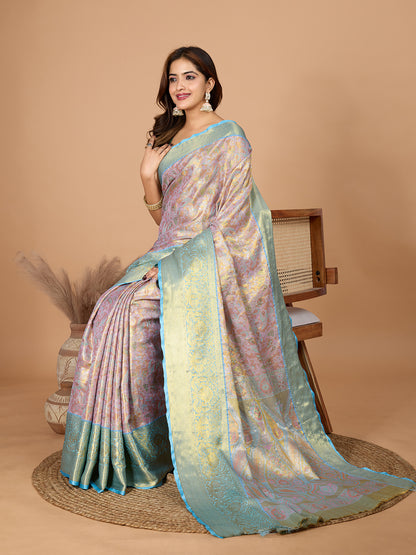 TANUSHREE ETHNIC WEAR TRADITIONAL SILK BANARSI SAREE
