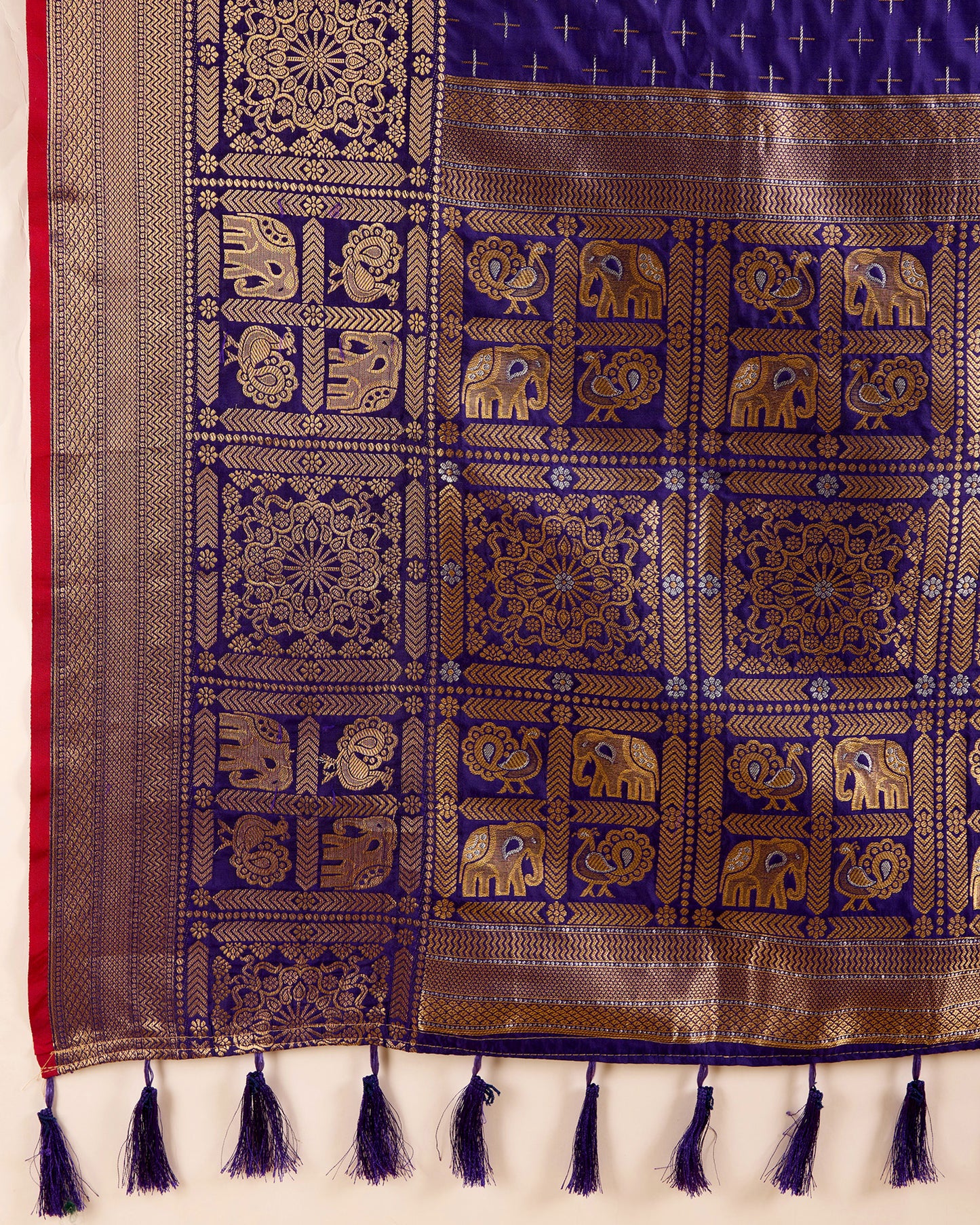 NIMIDIYA WOVEN KANJIPURAM PURE SILK SAREE