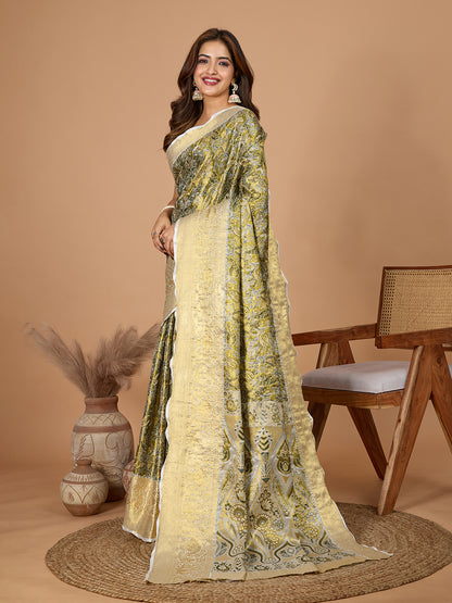 TANUSHREE ETHNIC WEAR TRADITIONAL SILK BANARSI SAREE