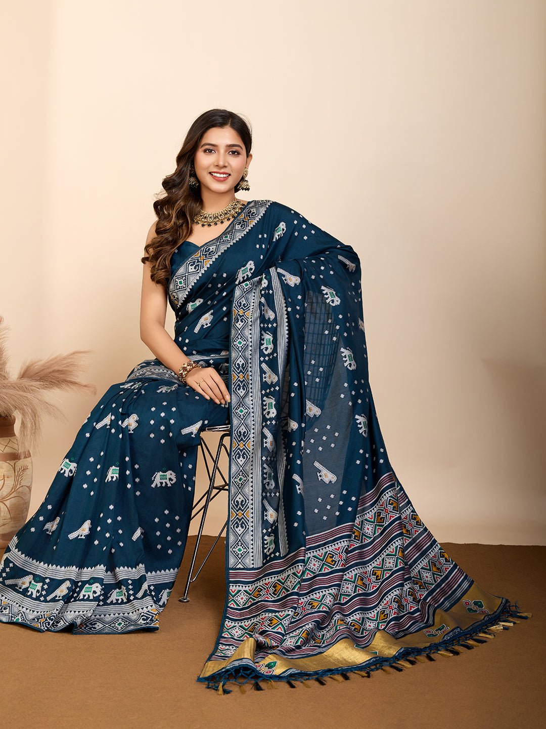 PRIYA WOVEN PATOLA NYLON SAREE