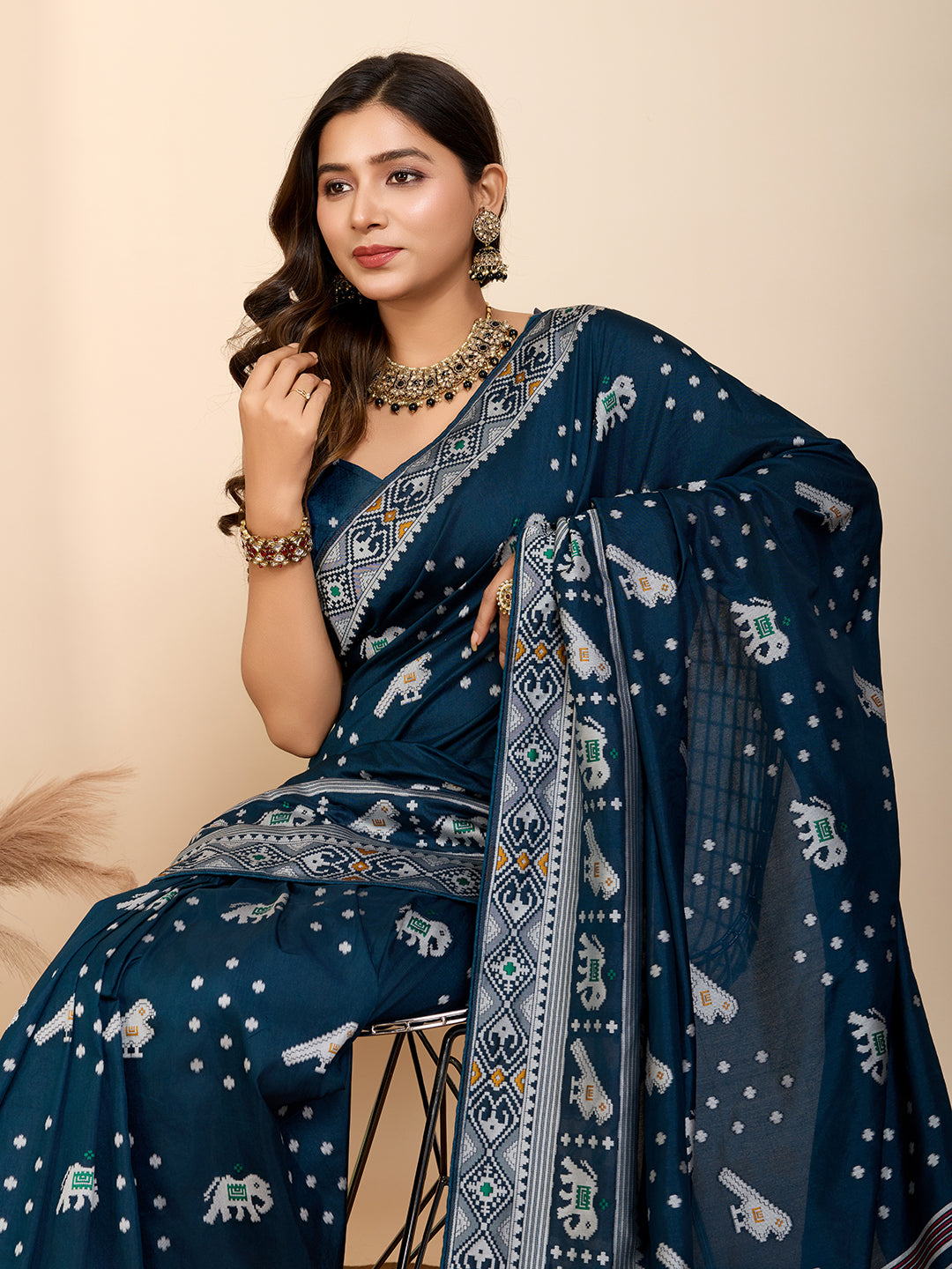PRIYA WOVEN PATOLA NYLON SAREE