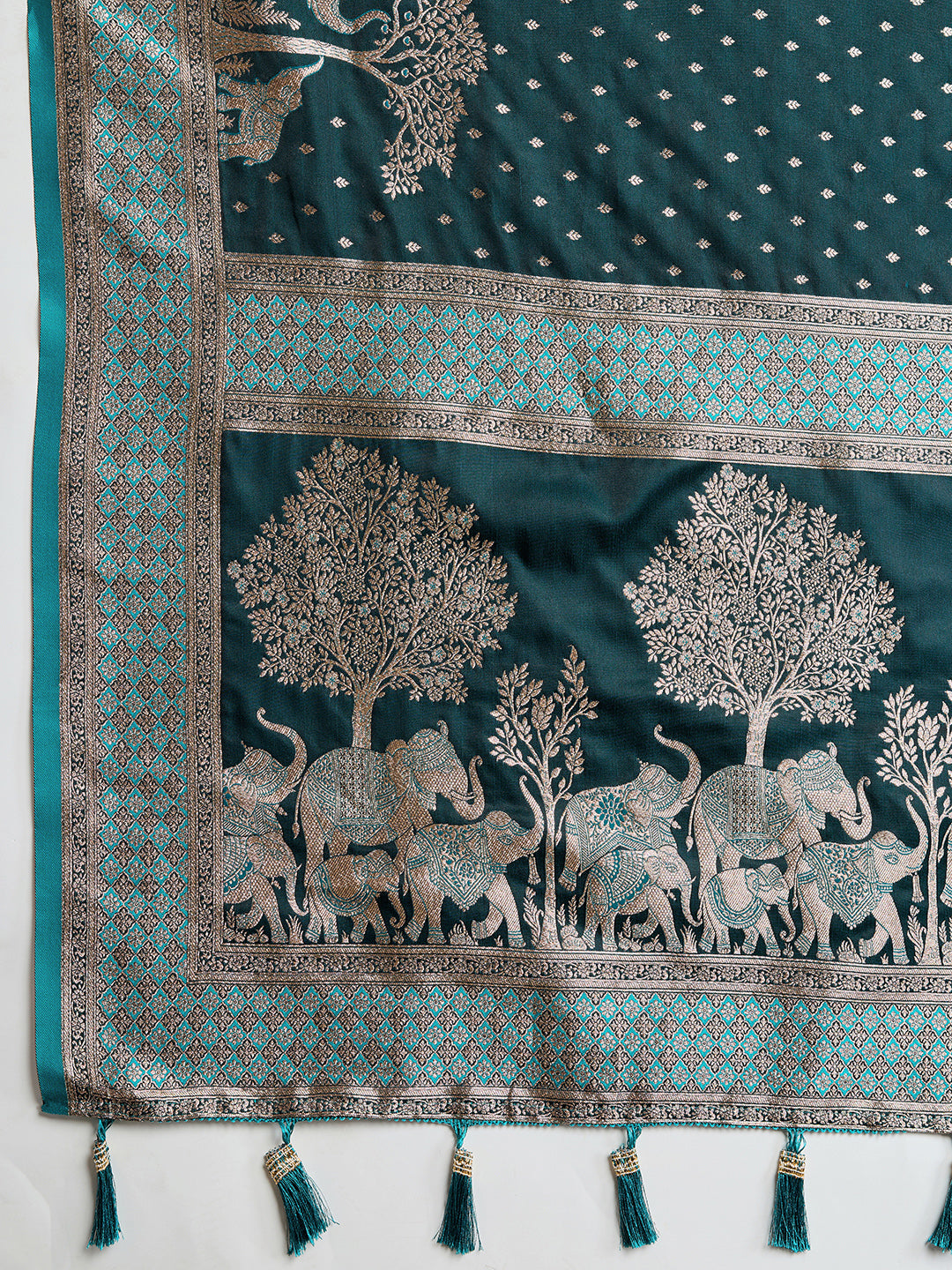 SAIMA ZARI SILK BLEND BANARSI SAREE