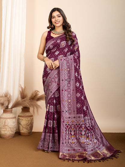 ANANYA BANARSI SILK WOVEN SAREE