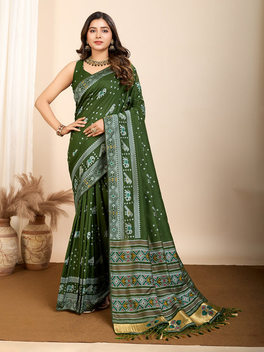 PRIYA WOVEN PATOLA NYLON SAREE