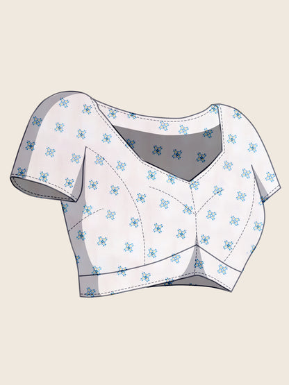 GAJJI PRINTED PARTY WEAR COTTON SILK SAREE &amp; COTTON LINEN SAREE