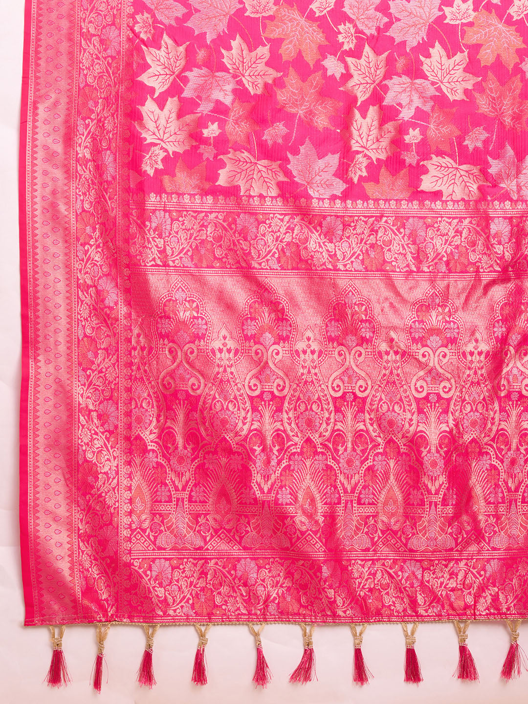 SARVADA SOFT SILK COPPER ZARI WEAVING SILK SAREE