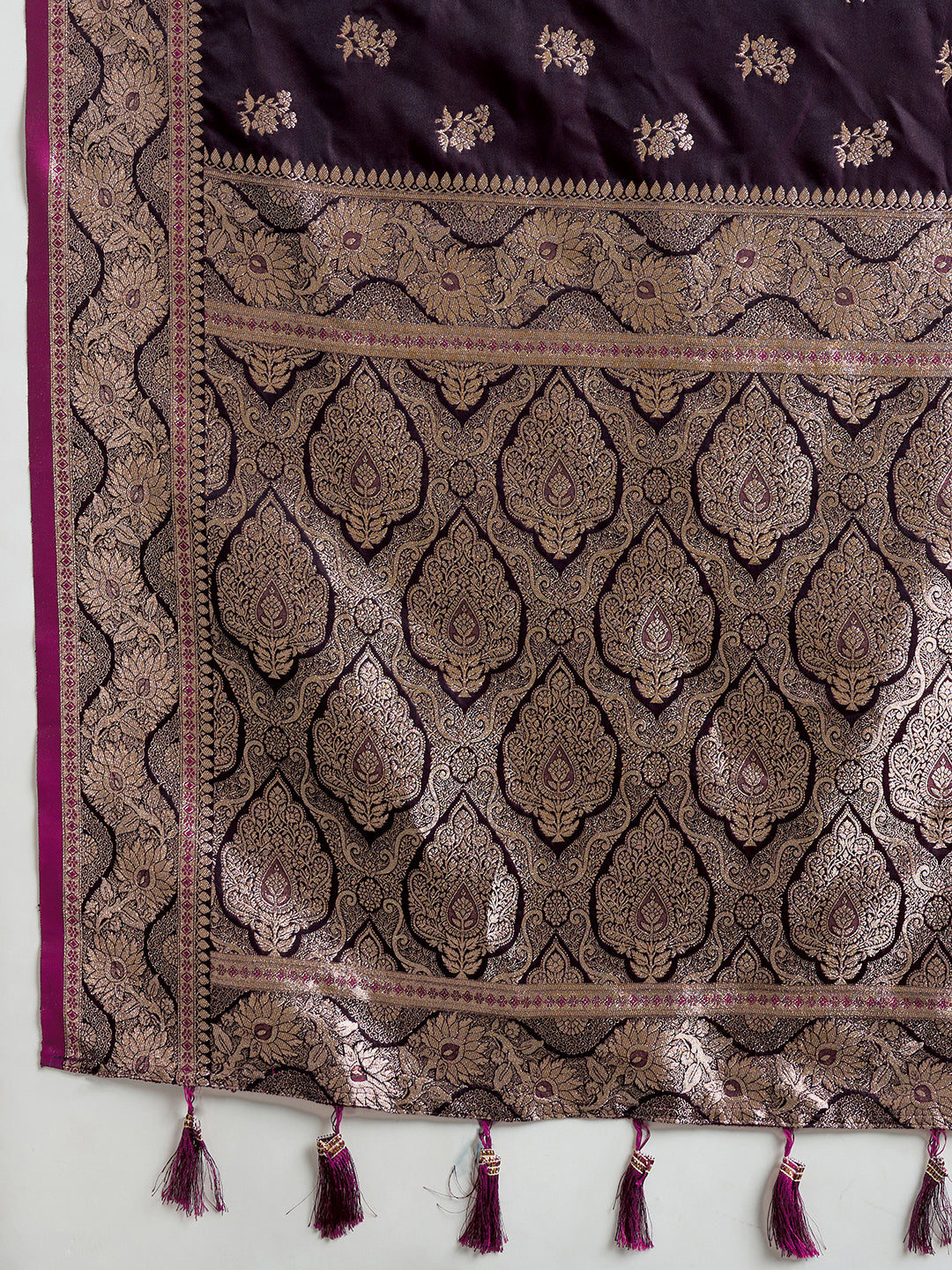 SMRITI TEAL PURE SILK SAREE FEATURING TRADITIONAL BANARSI ZARI WEAVING PATTERNS