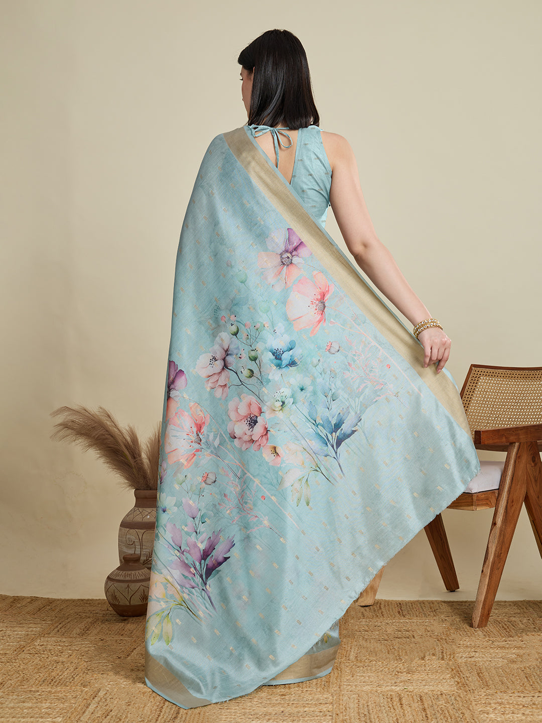 DIGITAL PRINTED COTTON SAREE