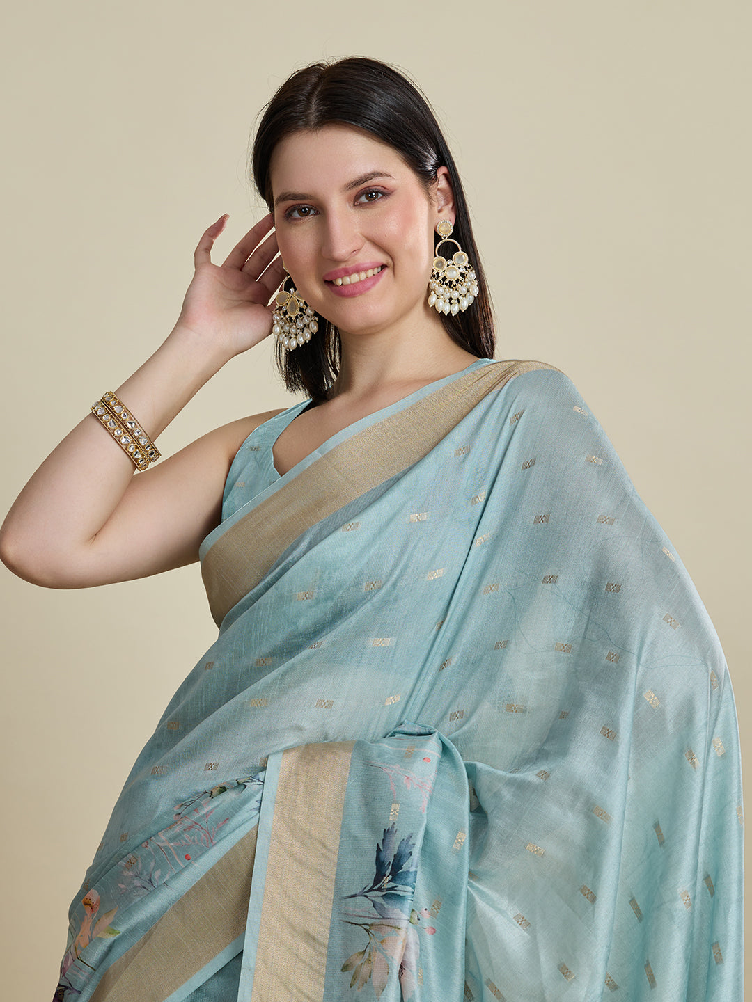 DIGITAL PRINTED COTTON SAREE