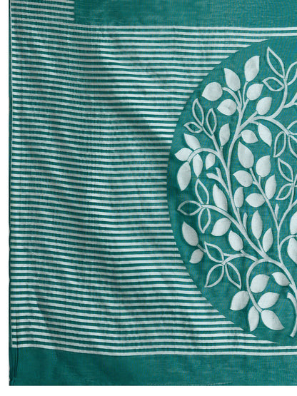 ETHNIC MOTIFS SILK BLEND SAREE