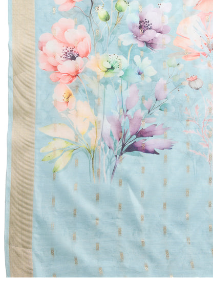DIGITAL PRINTED COTTON SAREE