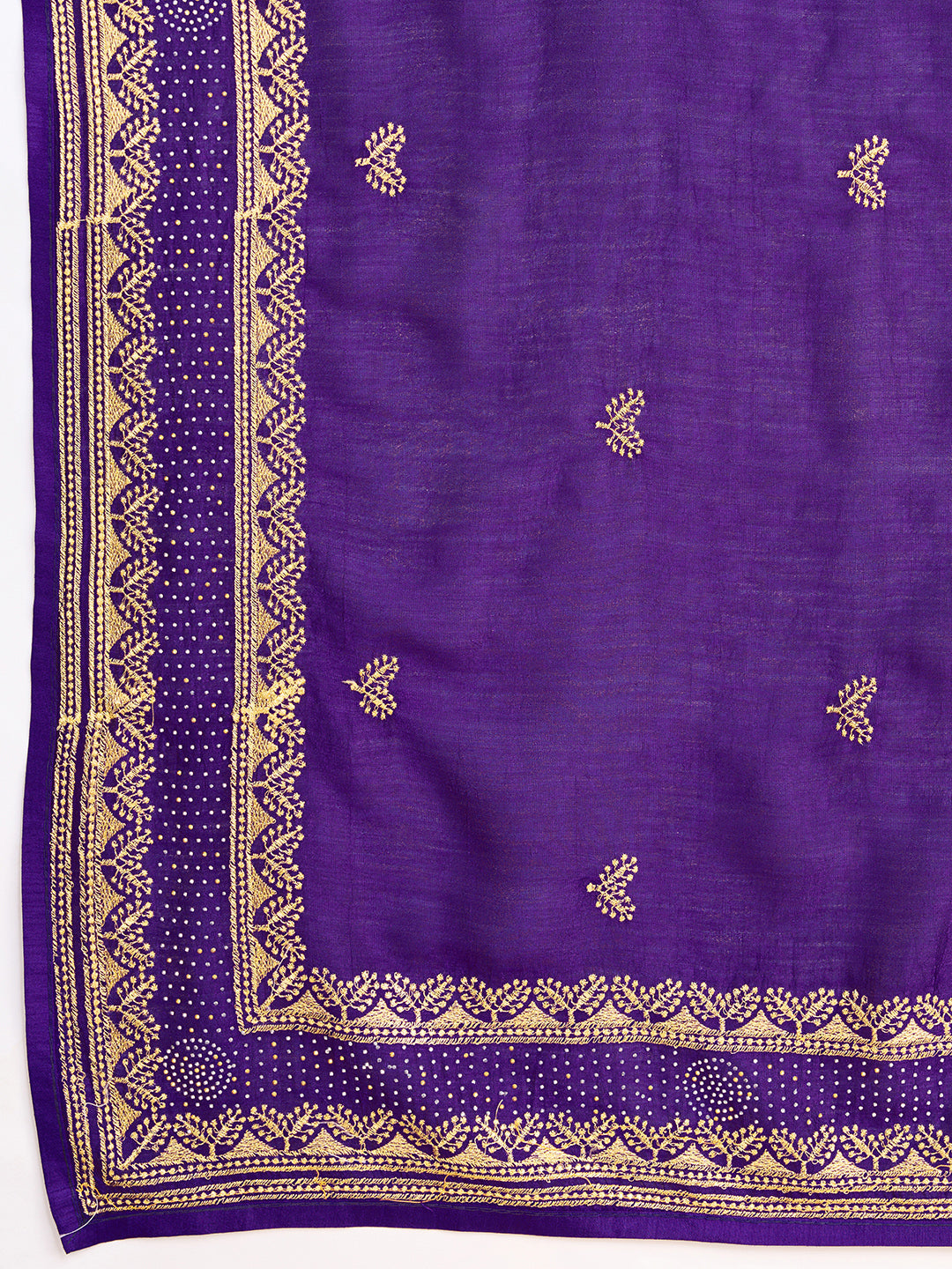 VICHITRA SOFT SILK SAREE WITH INTRICATE EMBROIDERY