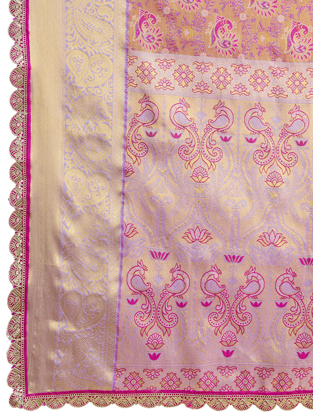 MUNIR WOVEN KANJIVARAM ZARI SILK SAREE