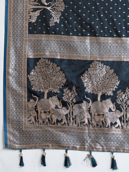 SAIMA ZARI SILK BLEND BANARSI SAREE