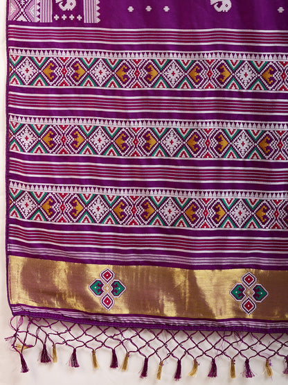 PRIYA WOVEN PATOLA NYLON SAREE