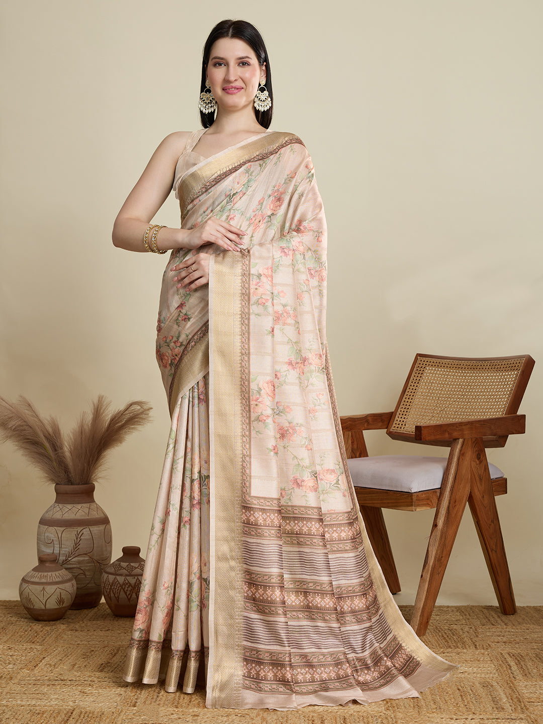 DIGITAL PRINTED COTTON SAREE