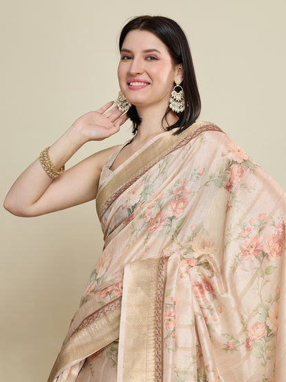DIGITAL PRINTED COTTON SAREE
