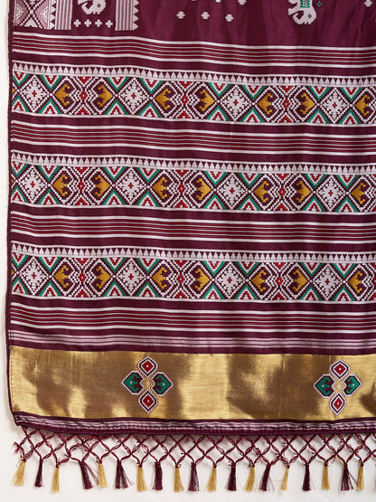 PRIYA WOVEN PATOLA NYLON SAREE
