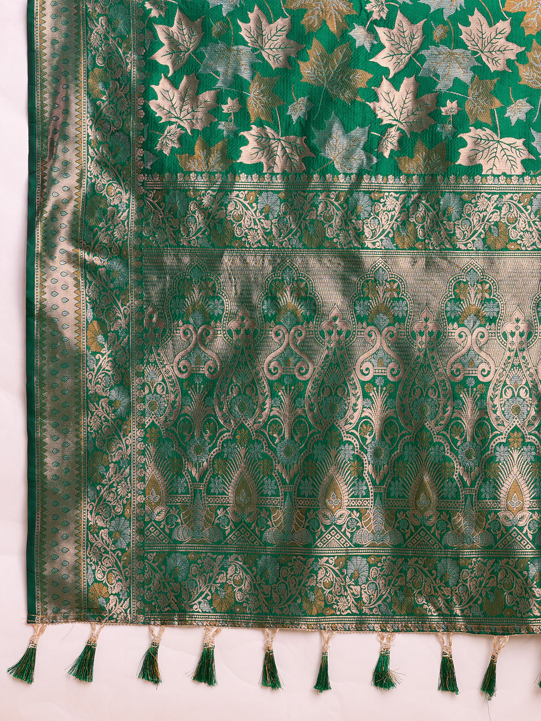 SARVADA SOFT SILK COPPER ZARI WEAVING SILK SAREE