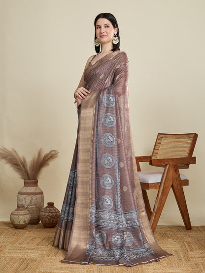 DIGITAL PRINTED COTTON SAREE