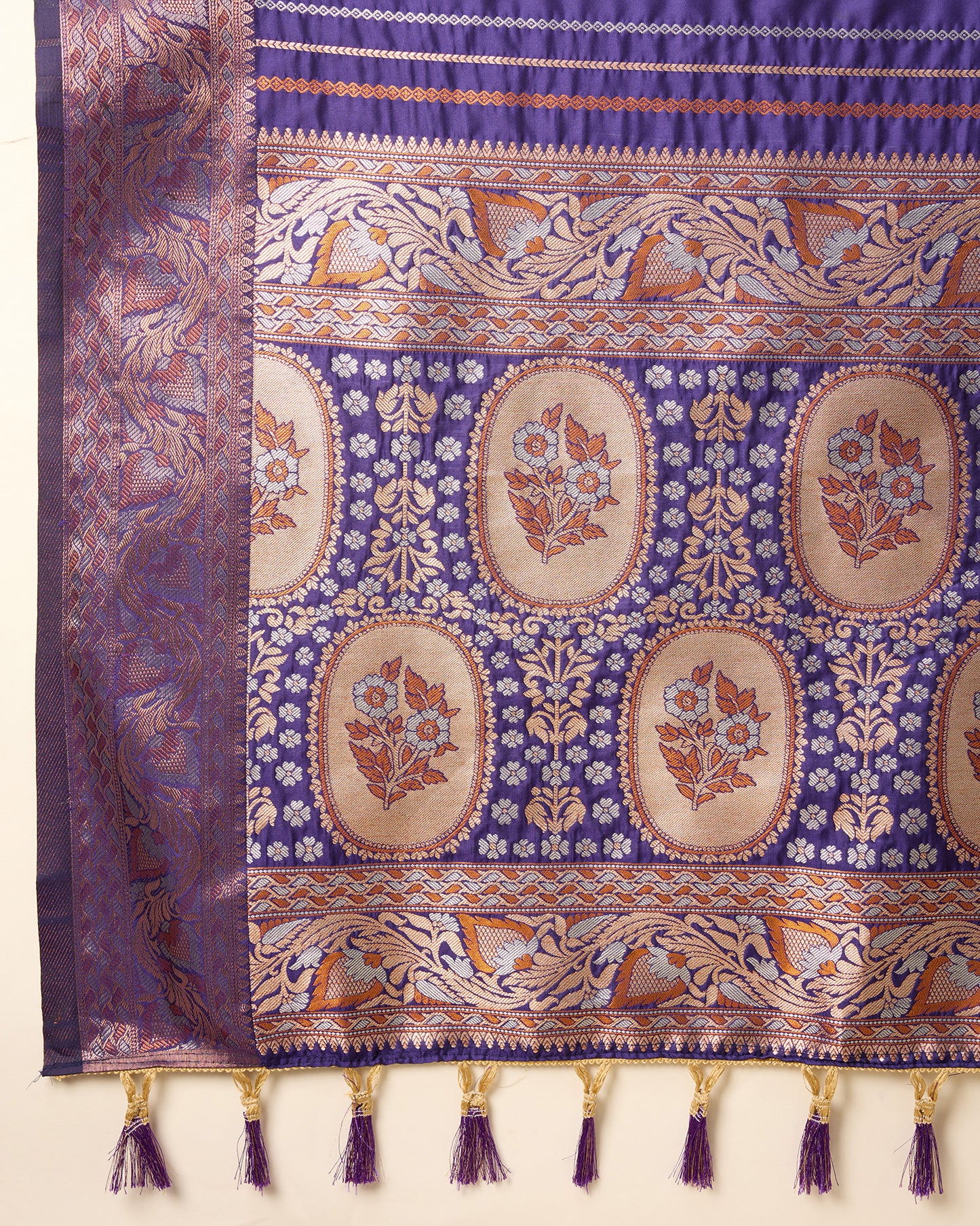 KAVYA WOMEN PARTY WEAR JARI WEAVING WORKED BANARSI SILK SAREE