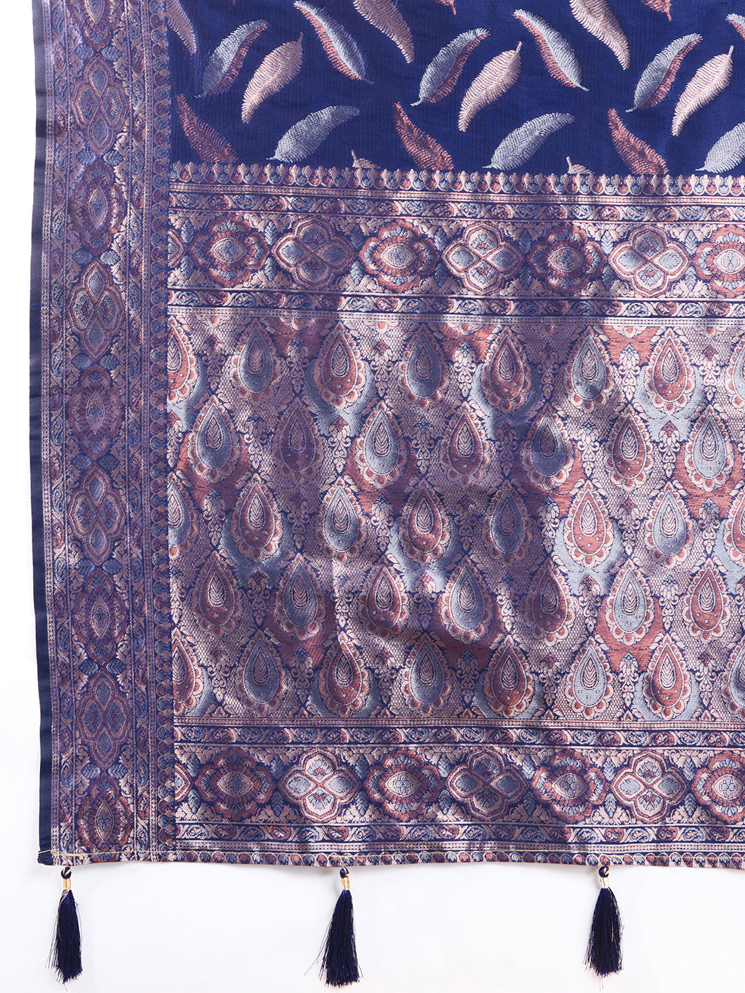 NIMIDIYA WOVEN, EMBELISHED BANARSI PURE SILK SAREE