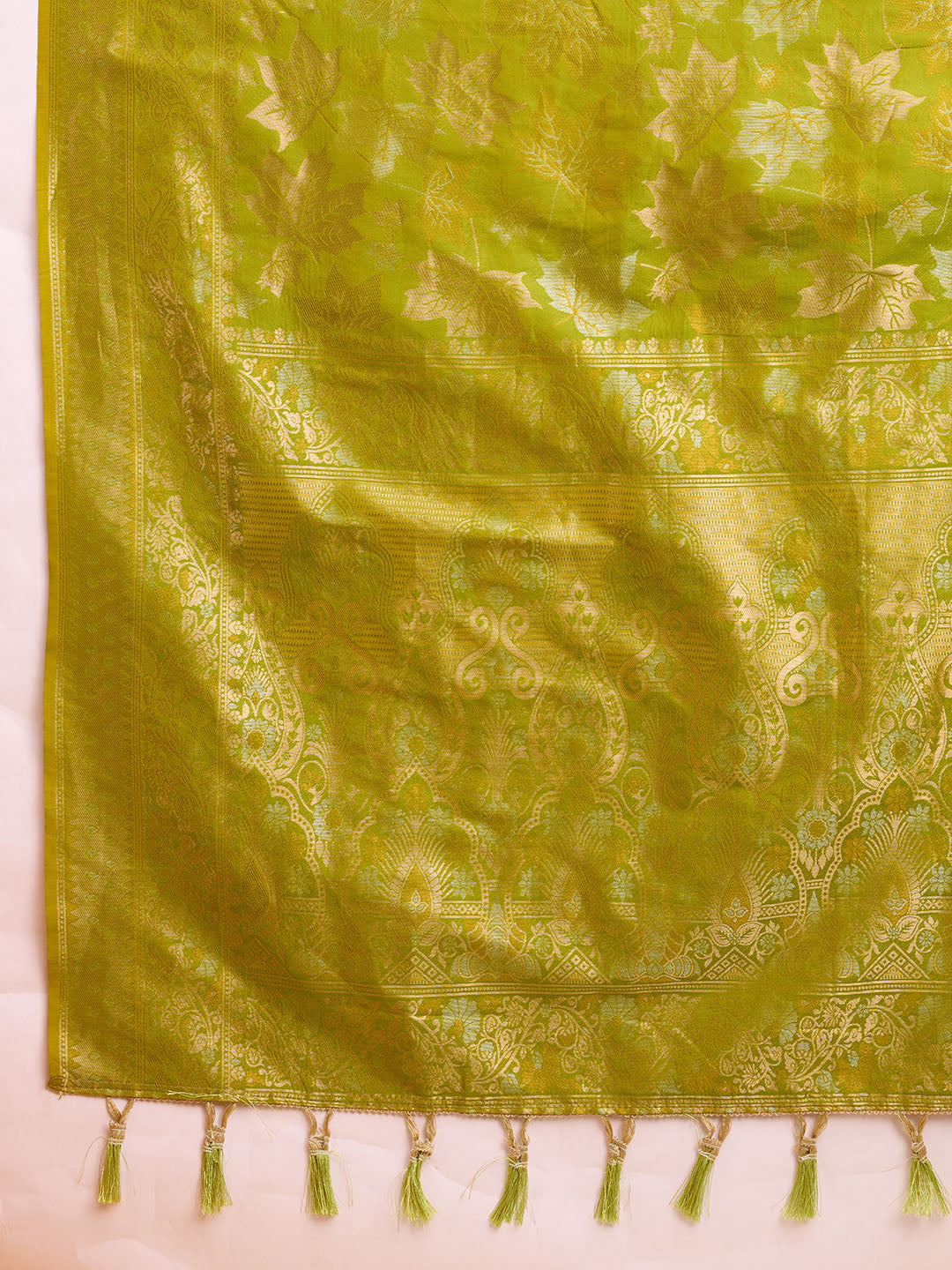 SARVADA SOFT SILK COPPER ZARI WEAVING SILK SAREE