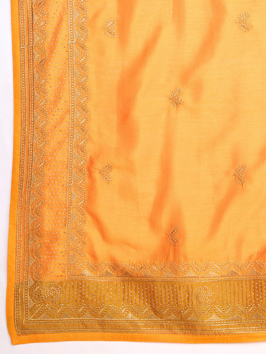 VICHITRA SOFT SILK SAREE WITH INTRICATE EMBROIDERY