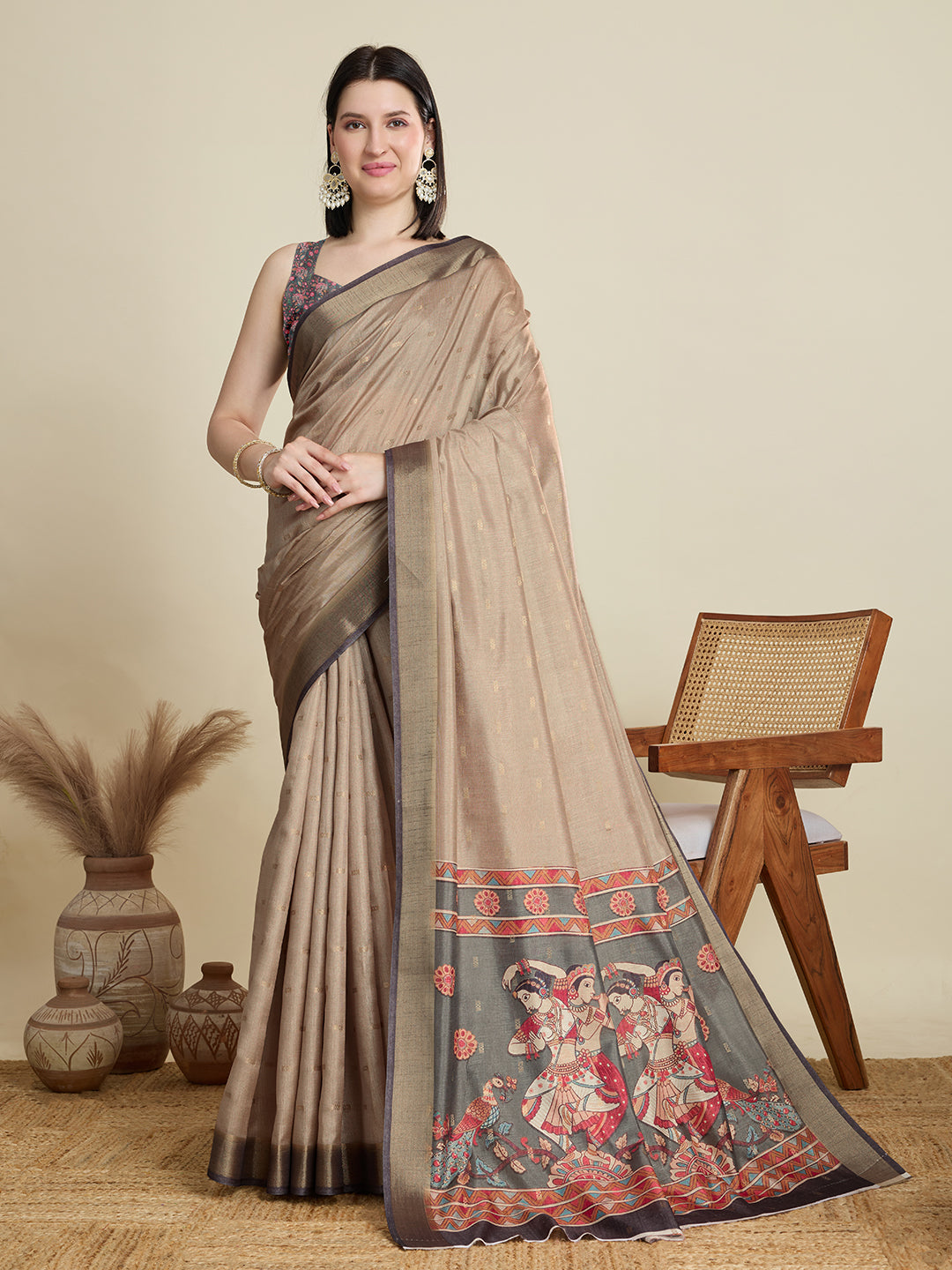 DIGITAL PRINTED COTTON SAREE
