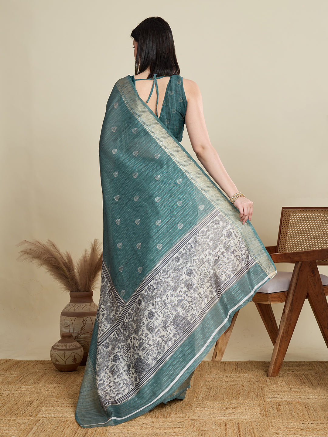 DIGITAL PRINTED COTTON SAREE