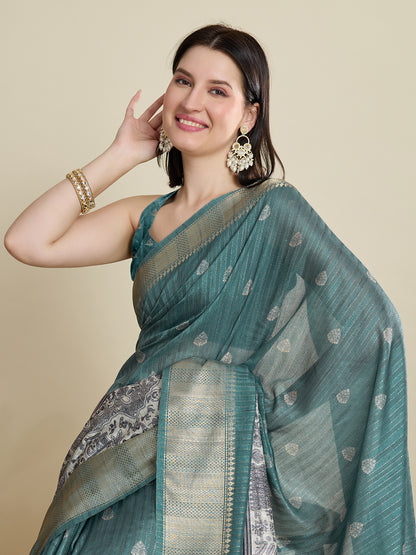 DIGITAL PRINTED COTTON SAREE