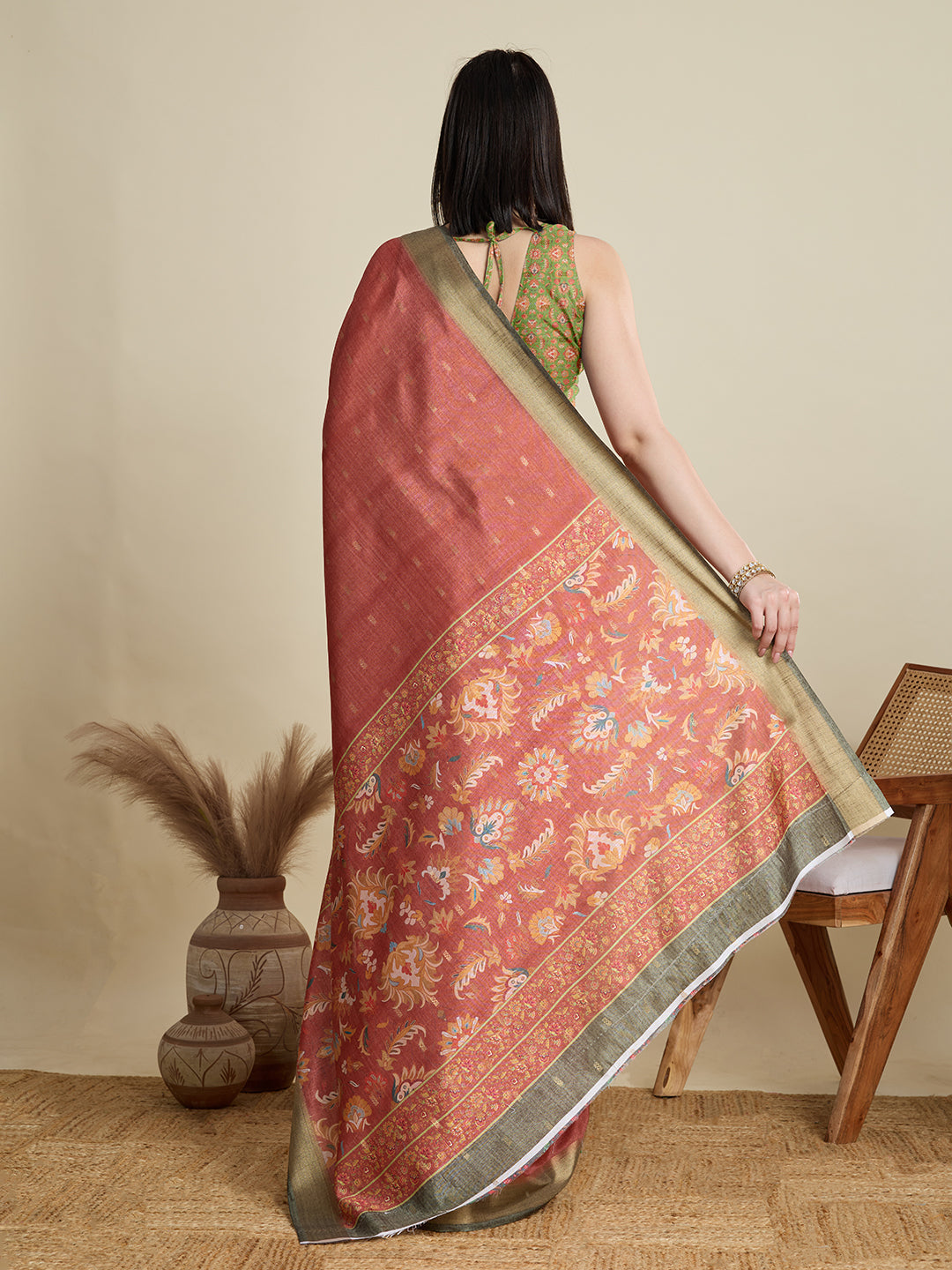 DIGITAL PRINTED COTTON SAREE