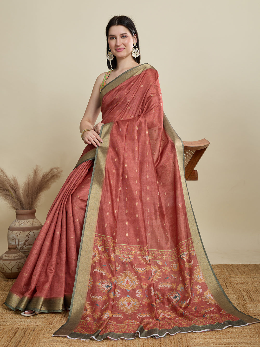 DIGITAL PRINTED COTTON SAREE