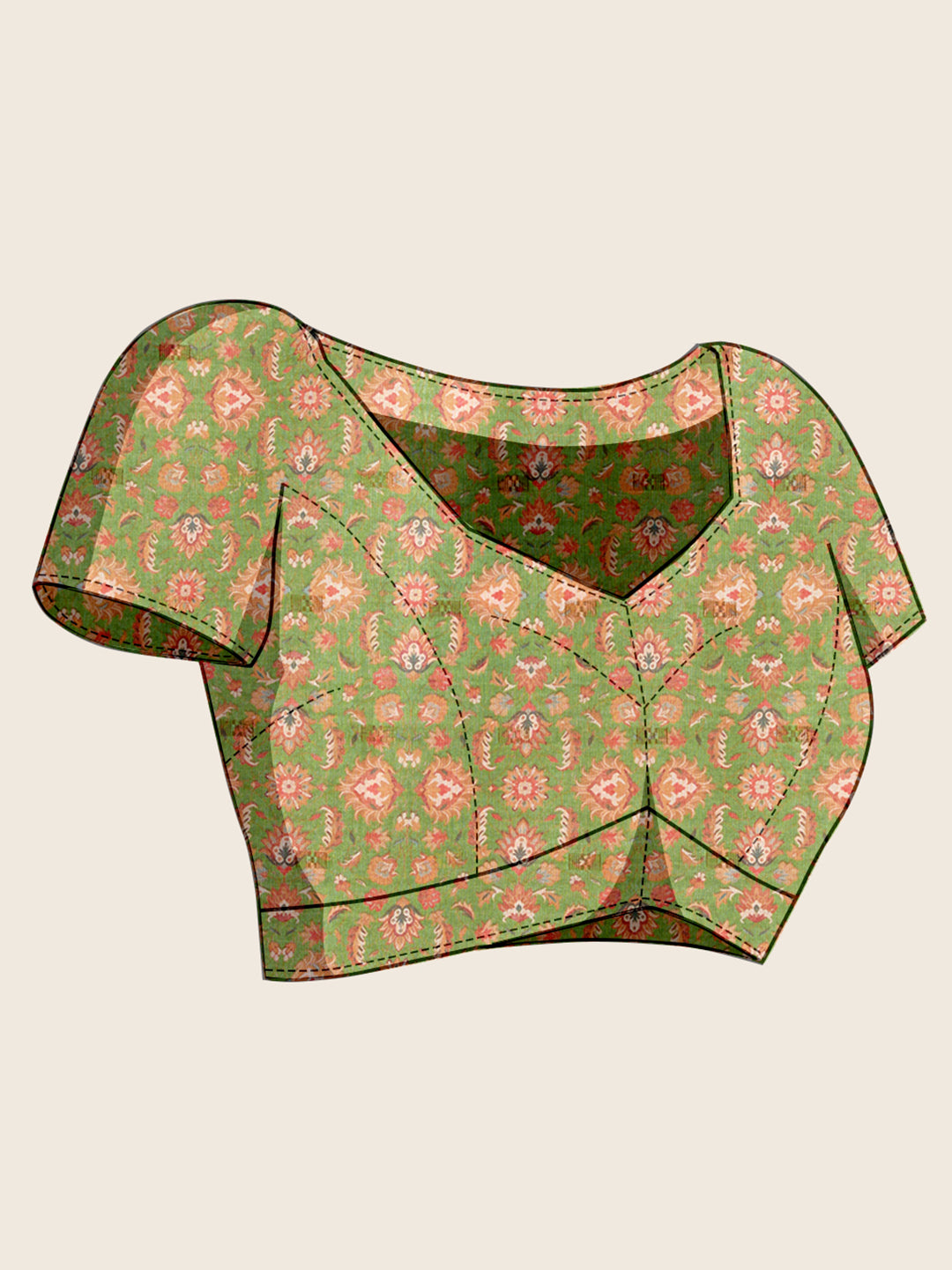 DIGITAL PRINTED COTTON SAREE